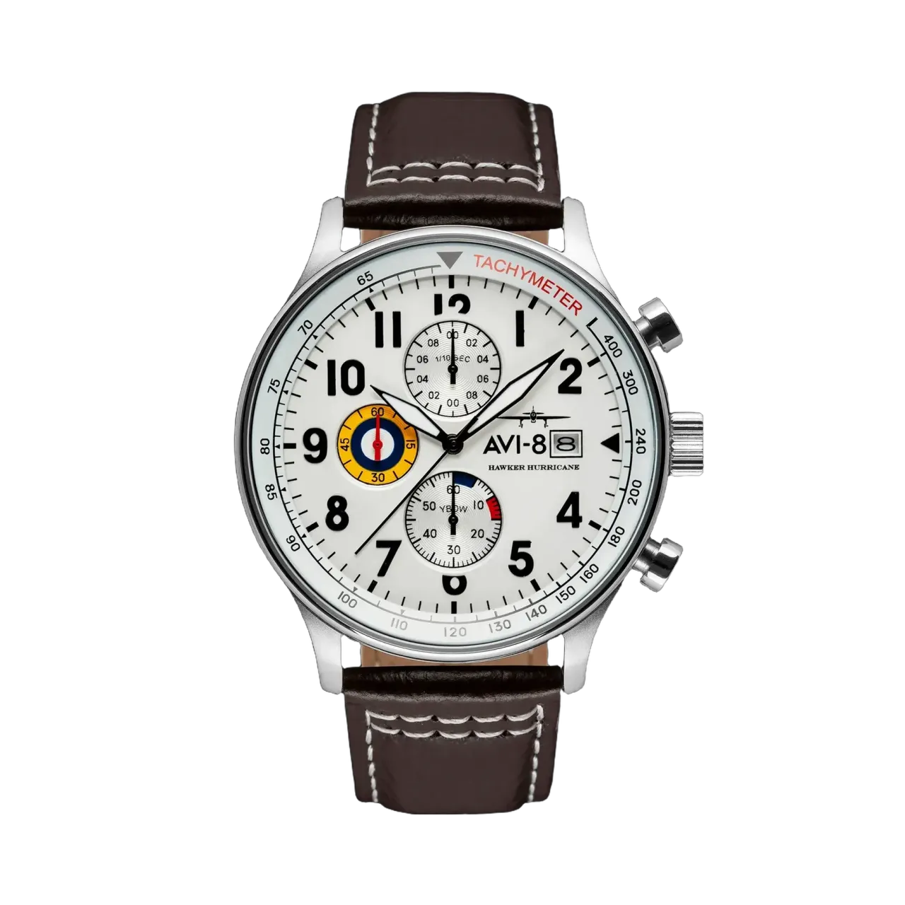 AVI-8 Hawker Hurricane Classic Chronograph White AV401101