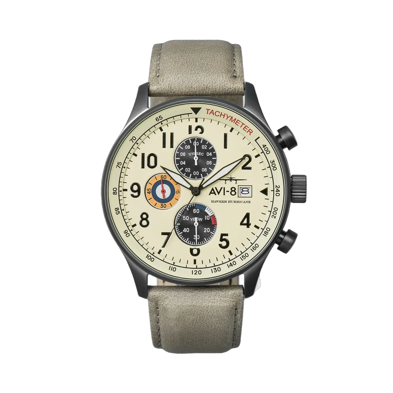 AVI-8 Hawker Hurricane Classic Chronograph Cream Beige AV40110C