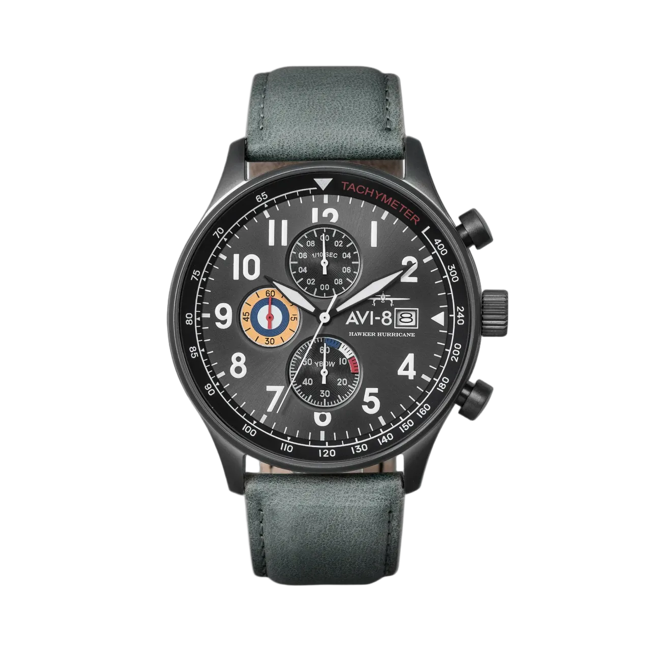 AVI-8 Hawker Hurricane Classic Chronograph Military Green AV40110D