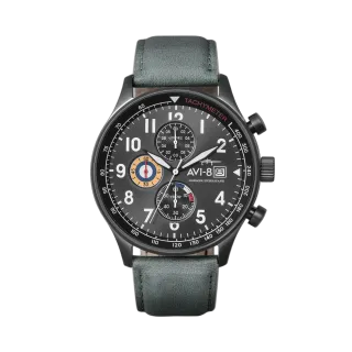 AVI-8 Hawker Hurricane Classic Chronograph Military Green AV40110D