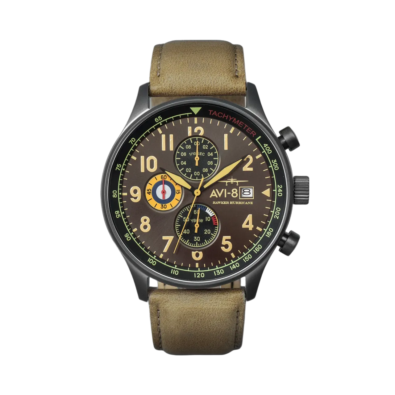 AVI-8 Hawker Hurricane Classic Chronograph Dark Earth AV40110E