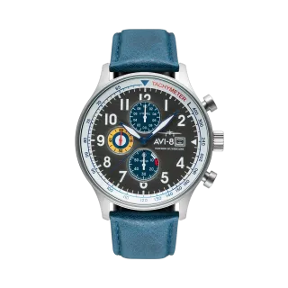 AVI-8 Hawker Hurricane Classic Chronograph Pennant Blue AV40110F