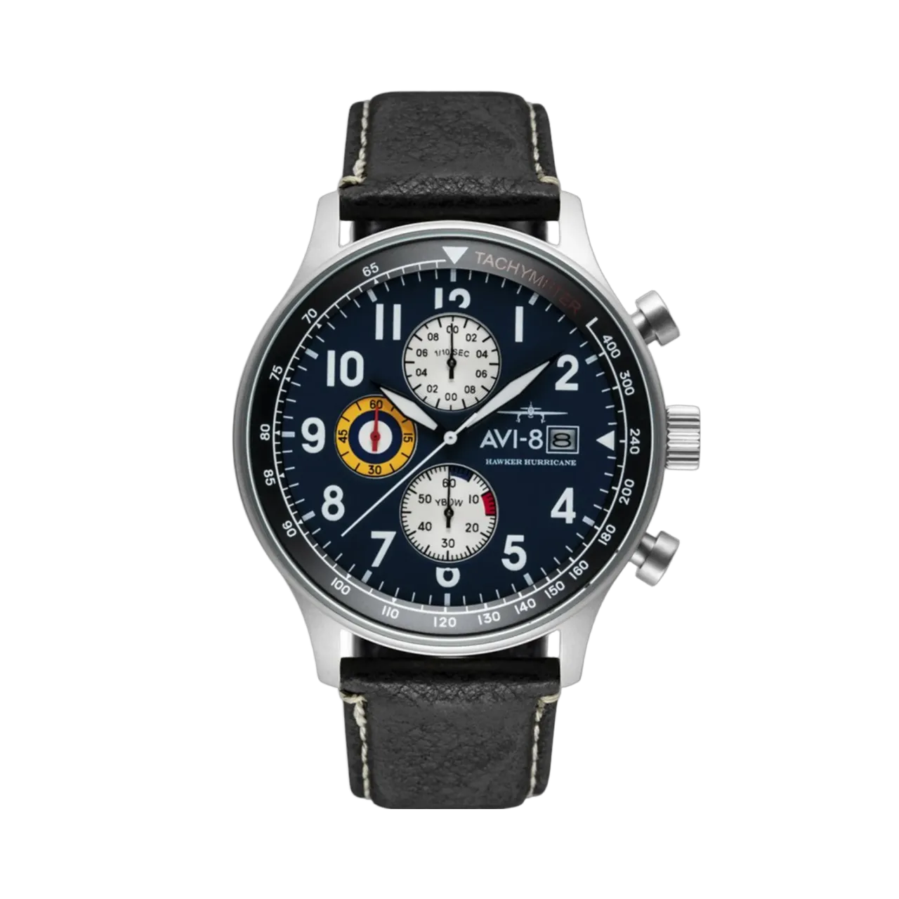 AVI-8 Hawker Hurricane Classic Chronograph Midnight Black AV40110I