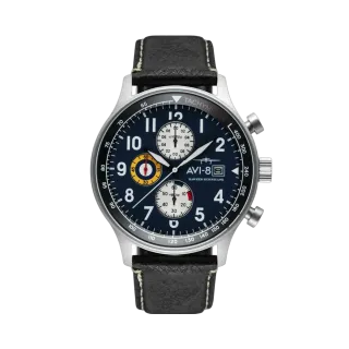 AVI-8 Hawker Hurricane Classic Chronograph Midnight Black AV40110I