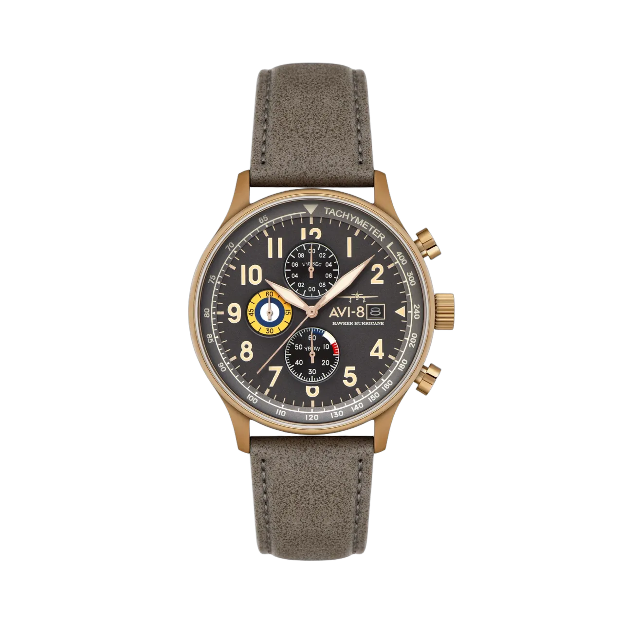 AVI-8 Hawker Hurricane Classic Chronograph Grey AV40110P