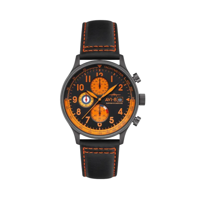 AVI-8 Hawker Hurricane Classic Chronograph Noire AV40110R Görsel 1