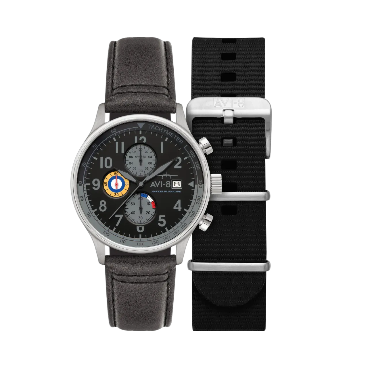 AVI-8 Hawker Hurricane Classic Chronograph Black AV40110U