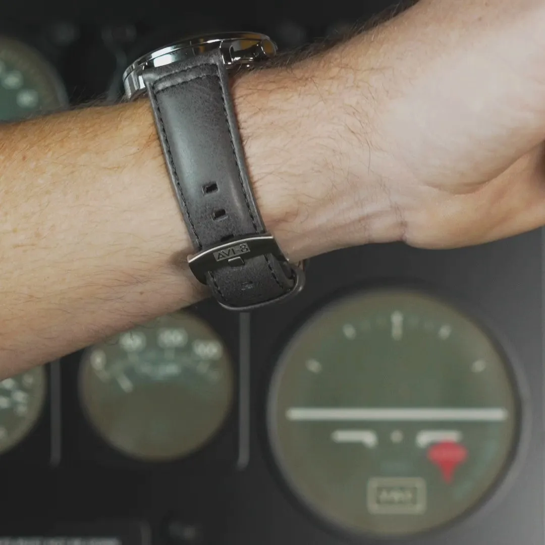 AVI-8 Hawker Hurricane Classic Chronograph Black AV40110U detay görseli 1