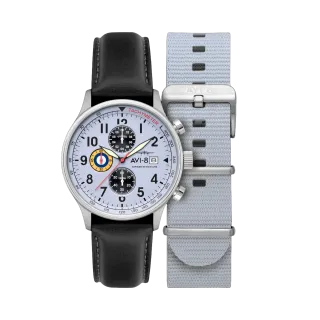 AVI-8 Hawker Hurricane Classic Chronograph Faded Blue AV40110V