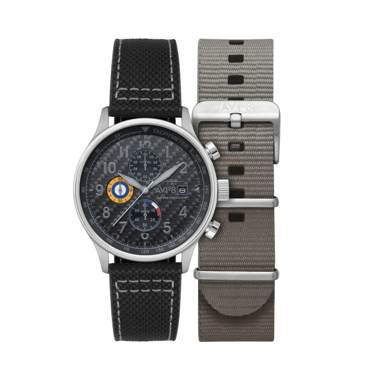 AVI-8 Hawker Hurricane Classic Chronograph Black AV40110W