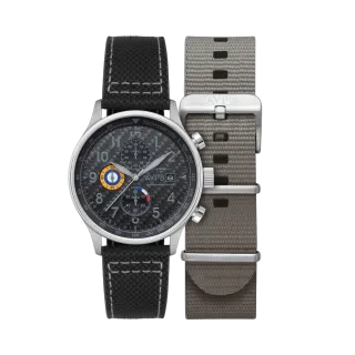 AVI-8 Hawker Hurricane Classic Chronograph Black AV40110W