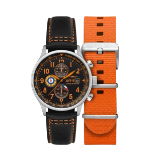AVI-8 Hawker Hurricane Classic Chronograph Tiger Orange AV40110Y