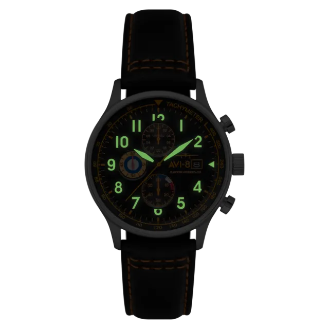 AVI-8 Hawker Hurricane Classic Chronograph Tiger Orange AV40110Y Görsel 4