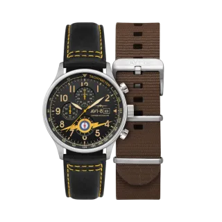 AVI-8 Hawker Hurricane Classic Chronograph Lightning Orange AV40110Z
