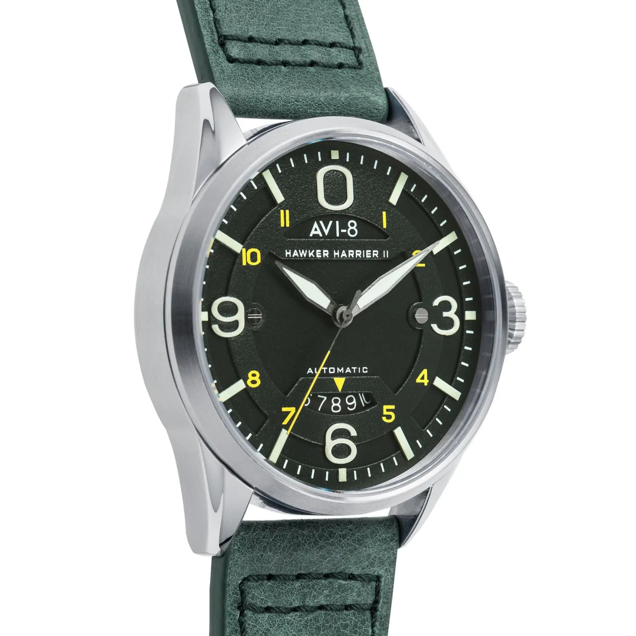 AVI-8 Hawker Harrier Turbofan Otomatik Yeşil AV404008 detay görseli 1