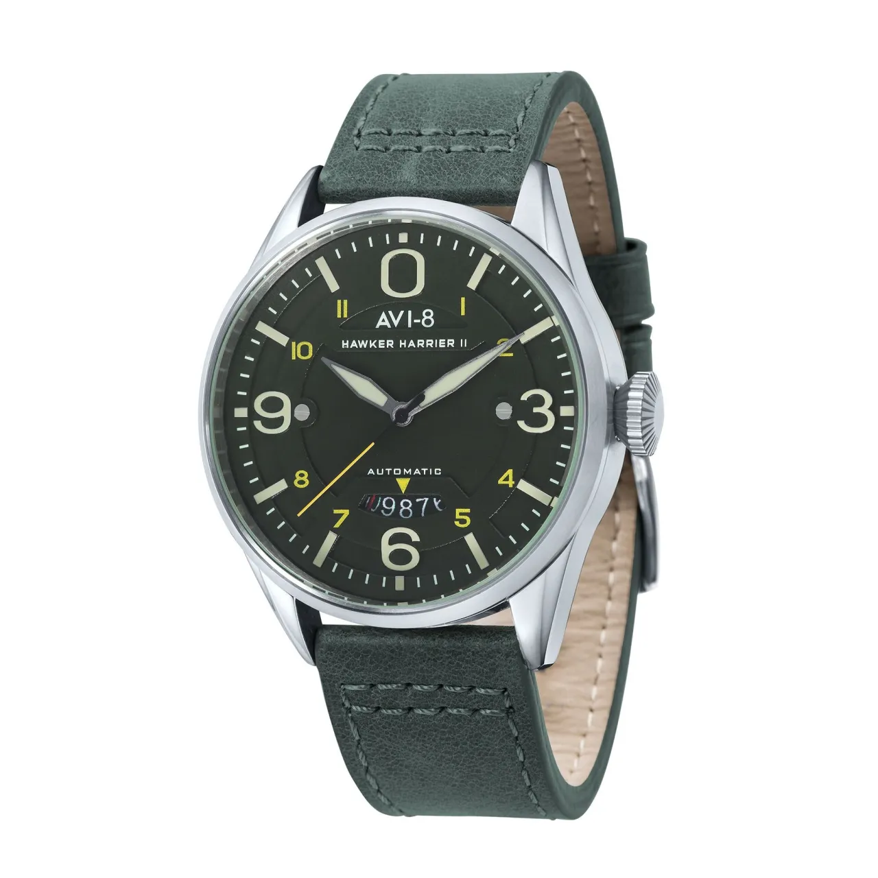 AVI-8 Hawker Harrier Turbofan Otomatik Yeşil AV404008 detay görseli 4