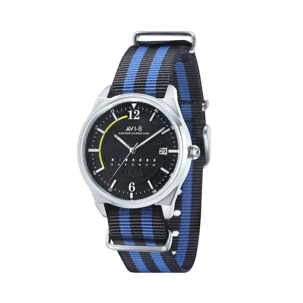 Avi-8 Hawker Hurricane Wingman Day Date Black AV404402