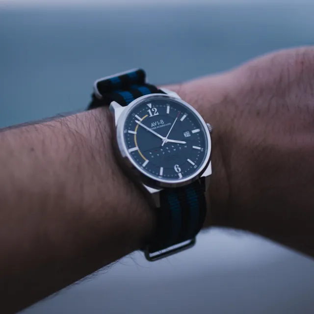 Avi-8 Hawker Hurricane Wingman Day Date Black AV404402 Görsel 7