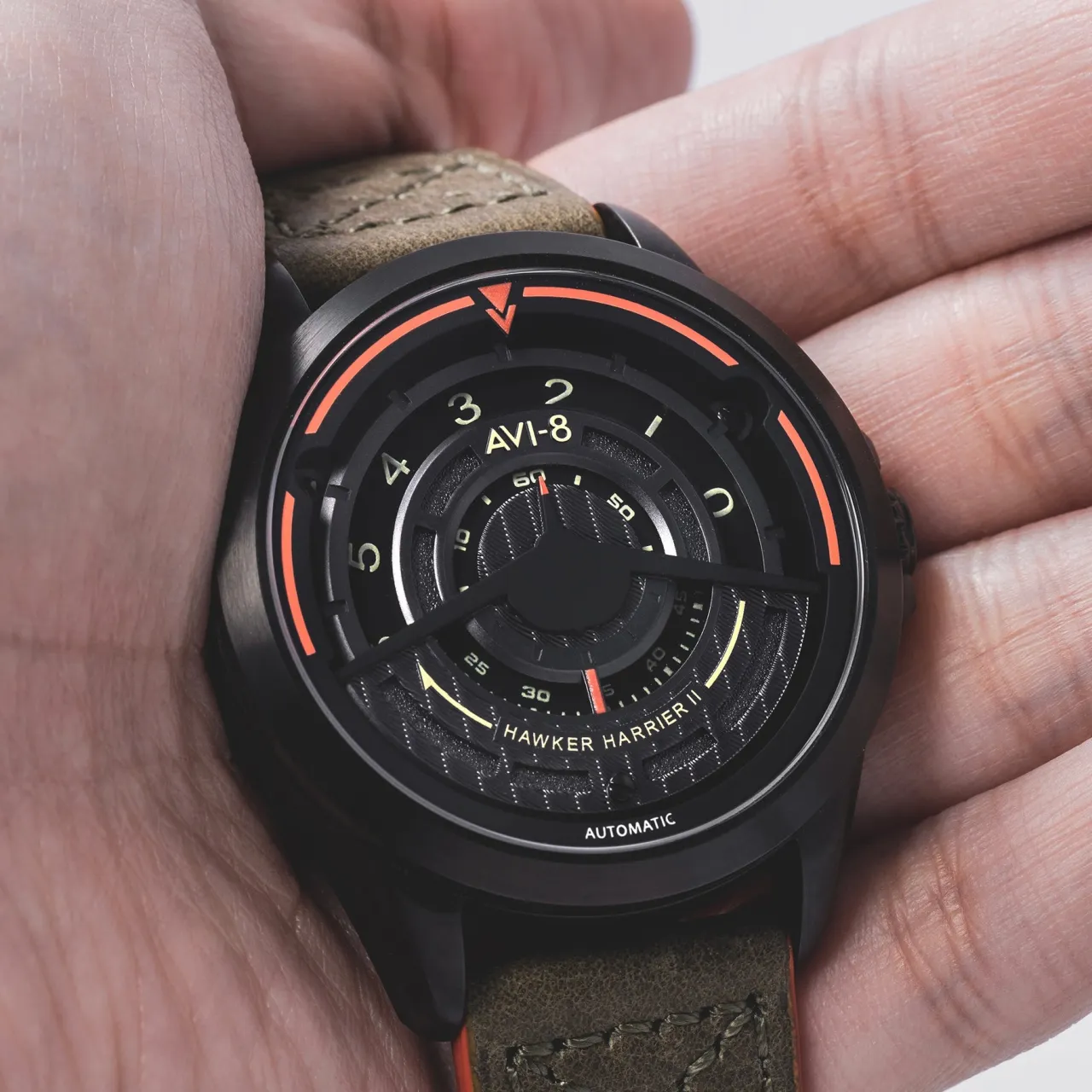 AVI-8 Hawker Harrier Pegasus Concept Otomatik Gri AV404703 detay görseli 1