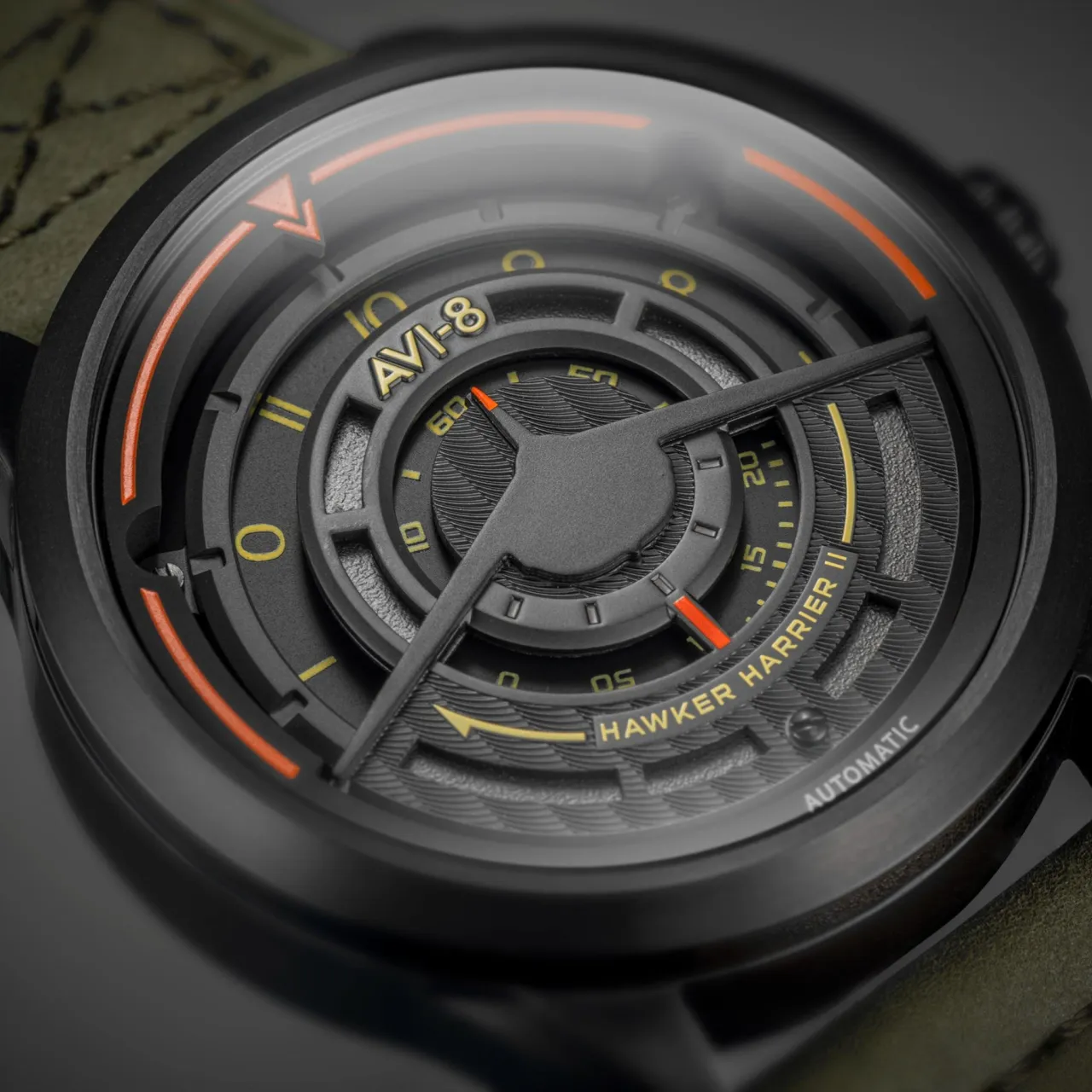 AVI-8 Hawker Harrier Pegasus Concept Otomatik Gri AV404703 detay görseli 5
