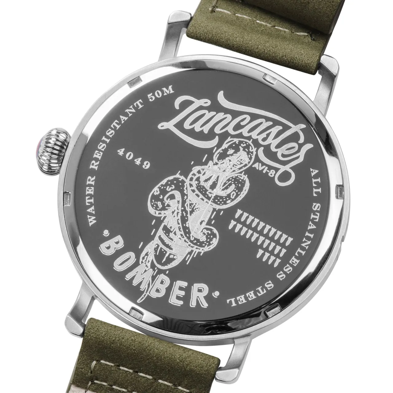 AVI-8 Lancaster Bomber Dambuster Otomatik Yeşil AV404901 detay görseli 3
