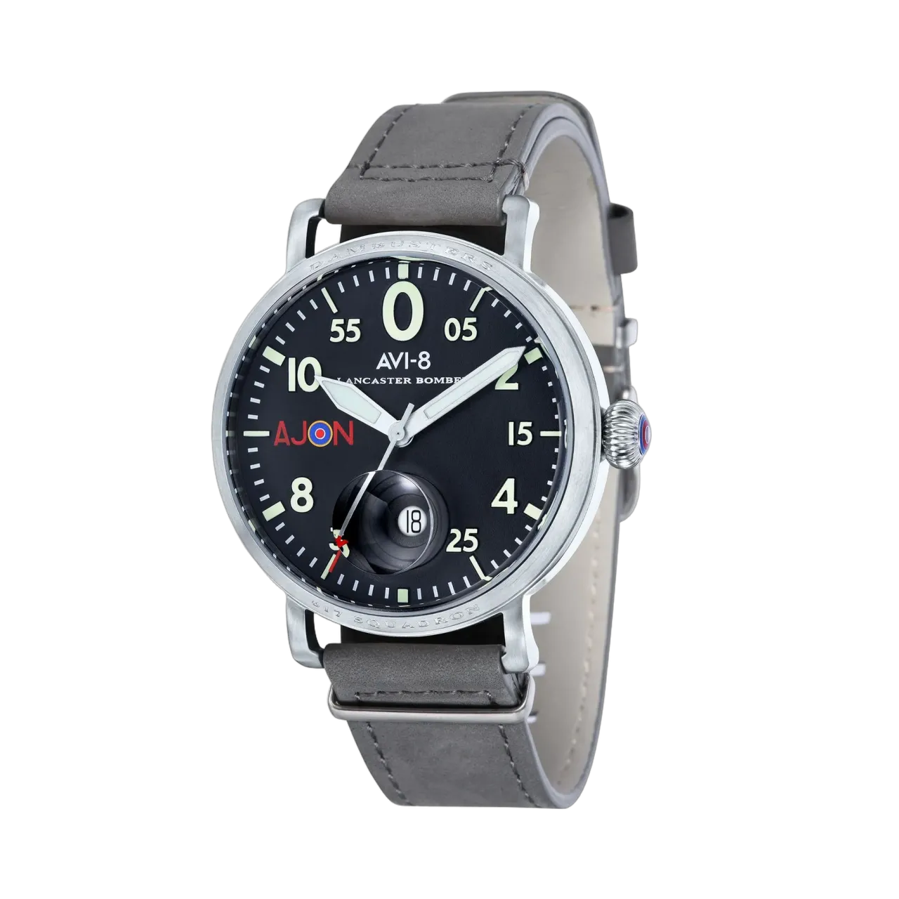 AVI-8 Dambuster Otomatik Gunmetal Grey AV404902