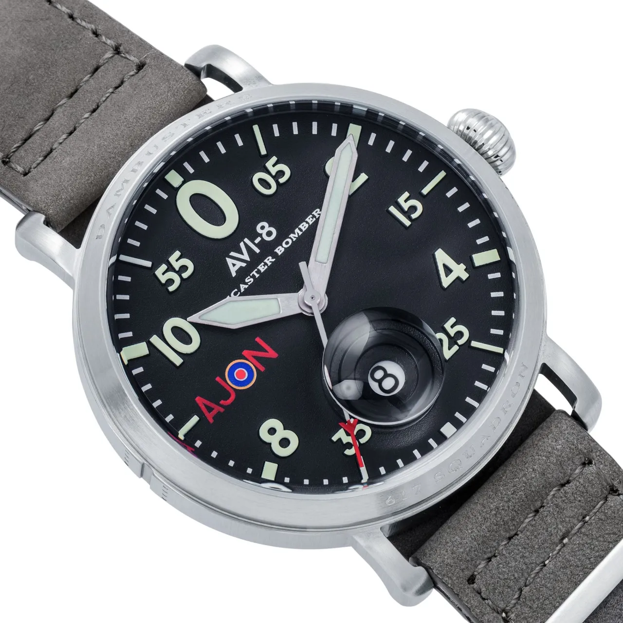 AVI-8 Dambuster Otomatik Gunmetal Grey AV404902 detay görseli 1