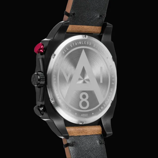 Avi-8 Hawker Hunter Retrograde Chronograph Charcoal Ember Brown AV405202 Görsel 7