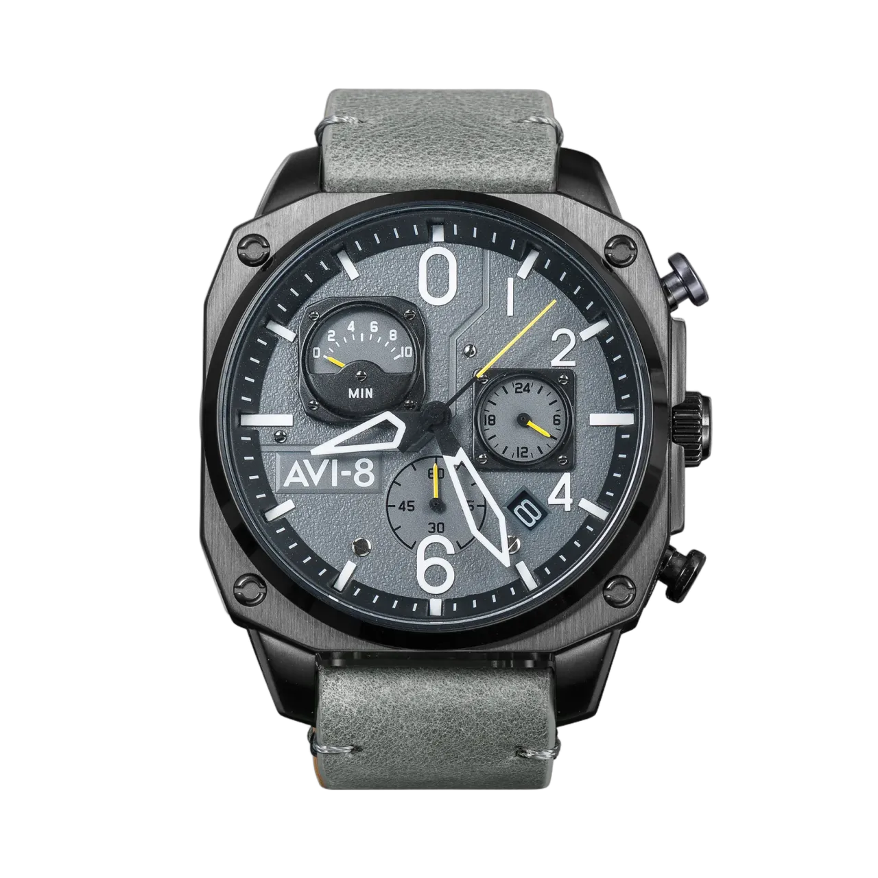 AVI-8 Hawker Hunter Retrograde Chronograph Grey AV405203