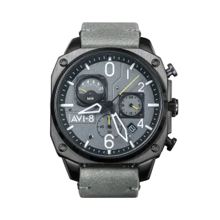 AVI-8 Hawker Hunter Retrograde Chronograph Grey AV405203