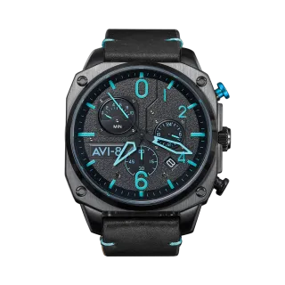 AVI-8 Hawker Hunter Retrograde Chronograph Blue Diamond AV405205