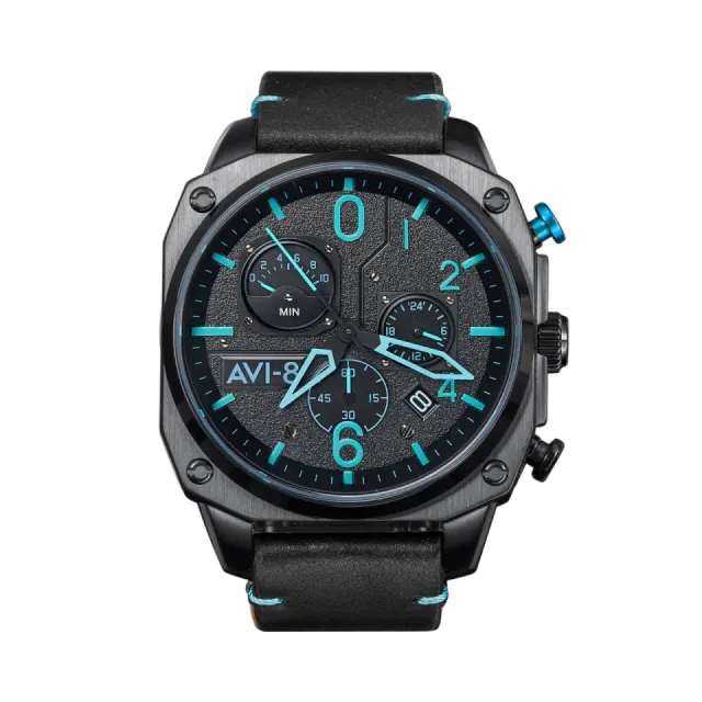 AVI-8 Hawker Hunter Retrograde Chronograph Blue Diamond AV405205 Görsel 1