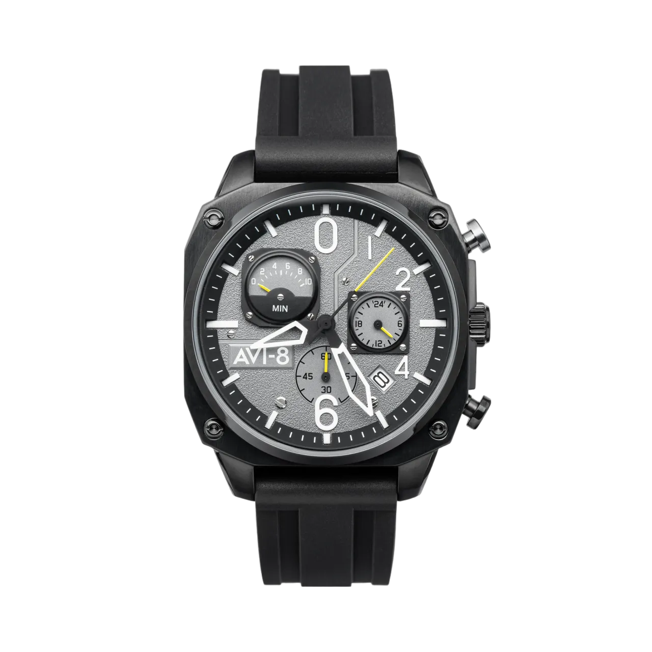 AVI-8 Hawker Hunter Retrograde Chronograph Tactical Black AV4052R1