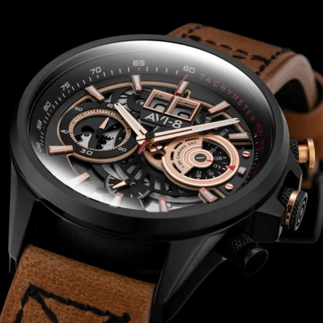 AVI-8 Hawker Harrier Matador Chronograph Bronze Carbon AV406503 Görsel 3