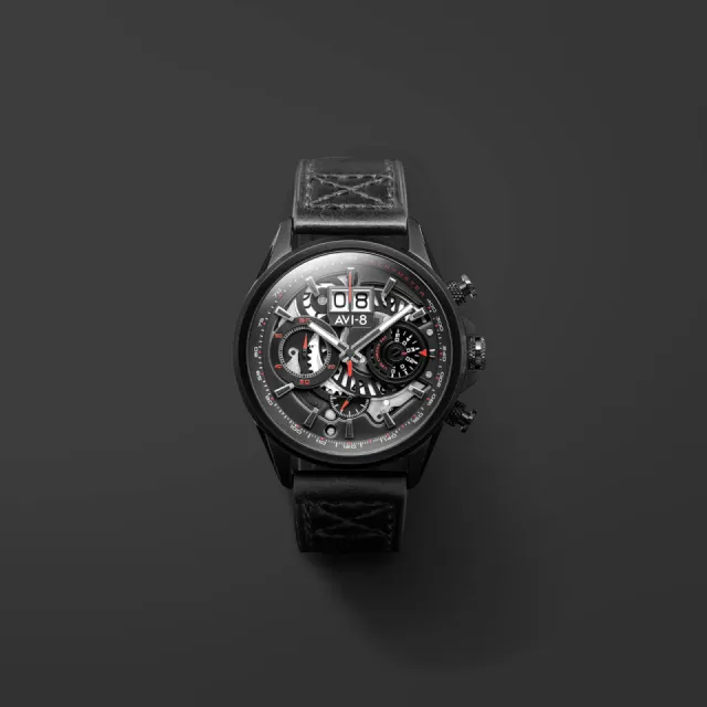 AVI-8 Hawker Harrier Matador Chronograph Stealth Black AV406505 Görsel 5