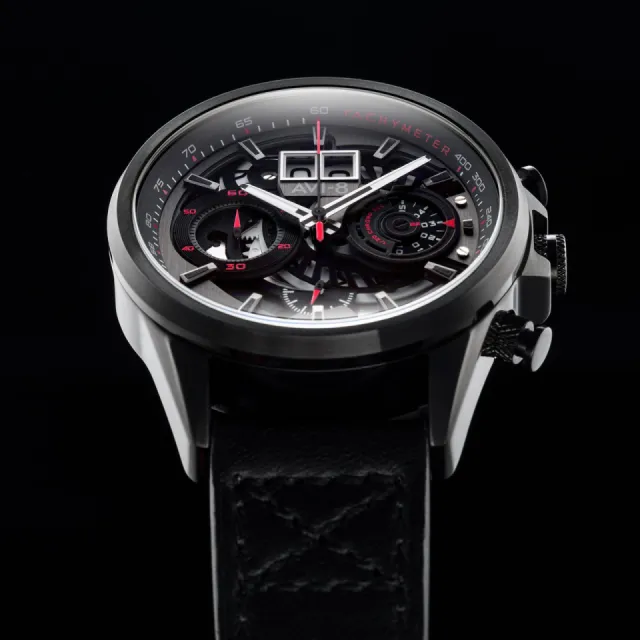 AVI-8 Hawker Harrier Matador Chronograph Stealth Black AV406505 Görsel 9