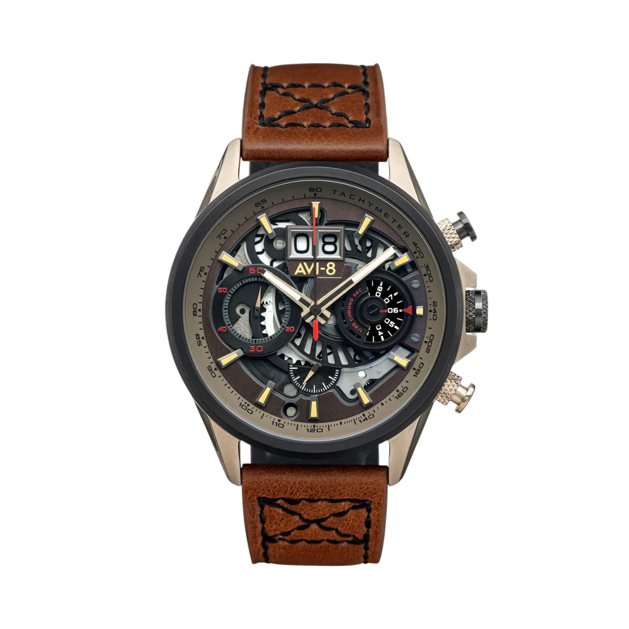 AVI-8 Hawker Harrier Matador Chronograph Brown AV406506