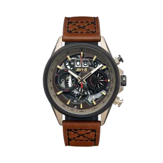 AVI-8 Hawker Harrier Matador Chronograph Brown AV406506