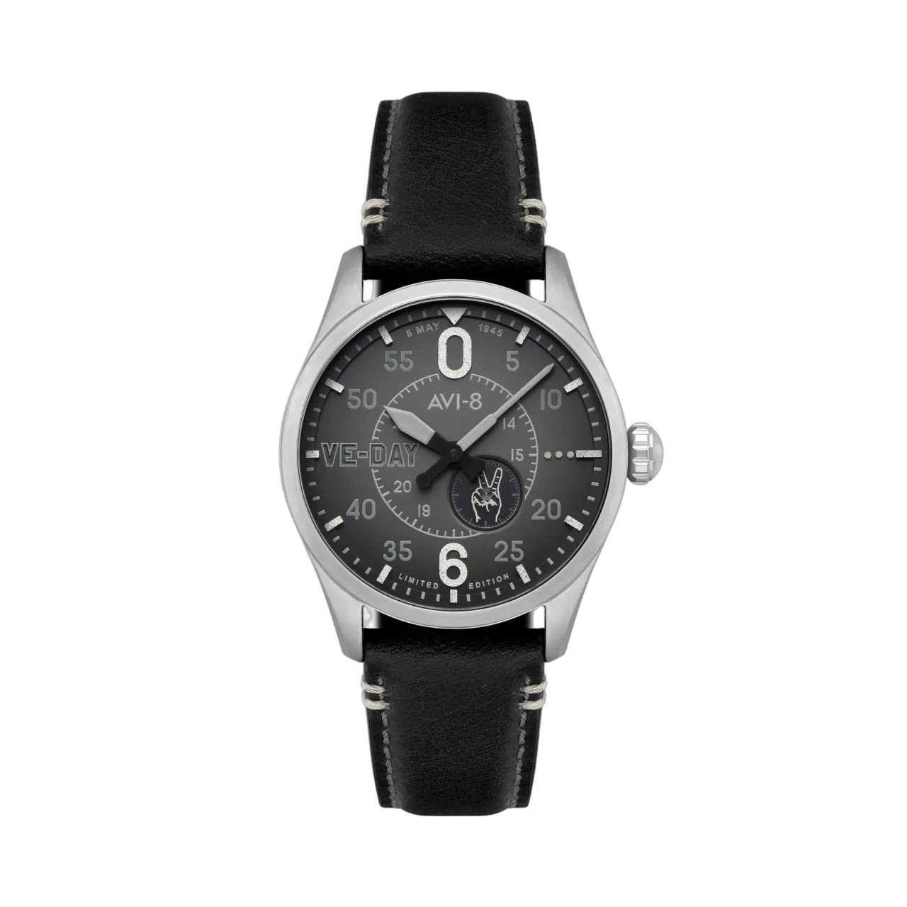 AVI-8 Spitfire Type 300 Automatic Black Valour Midnight AV407301