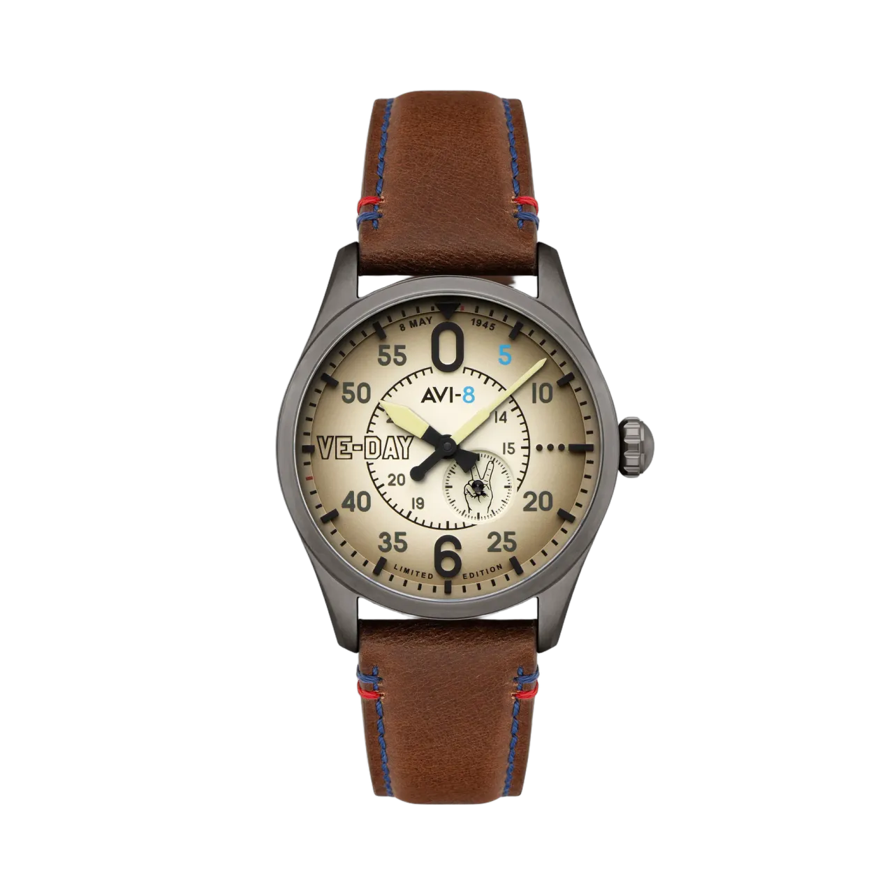 AVI-8 Spitfire Type 300 Automatic Cream Valour Canvas AV407302