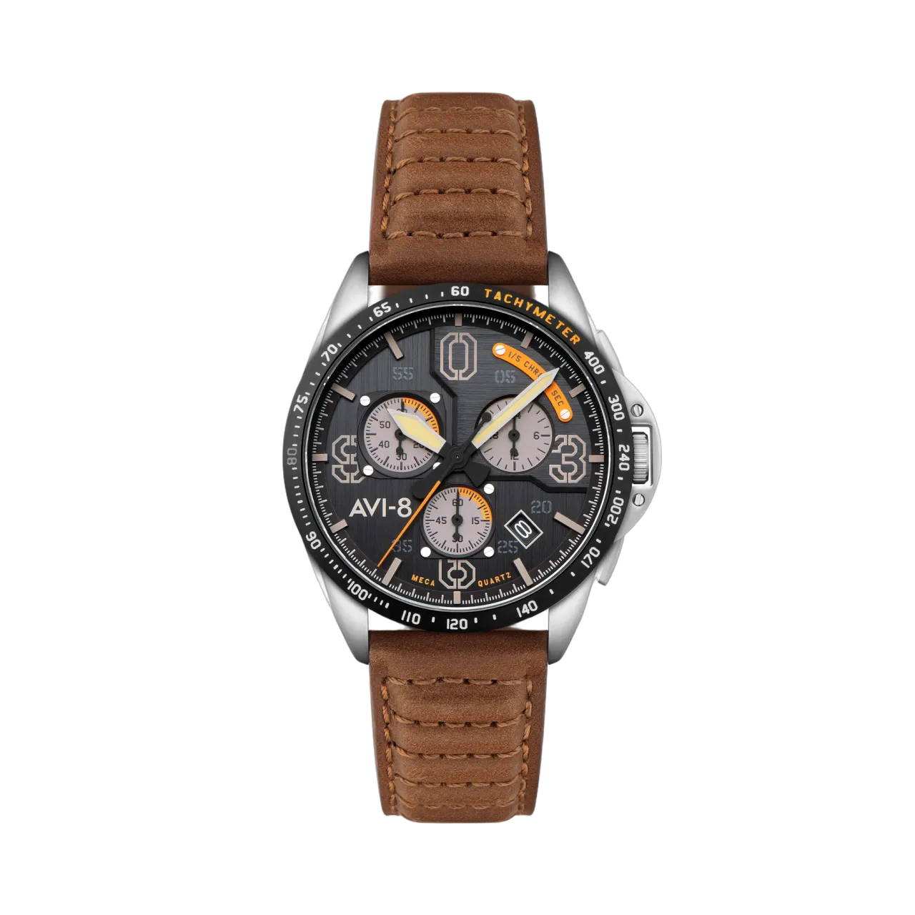 AVI-8 P-51 Mustang Blakeslee Chronograph Black AV407707