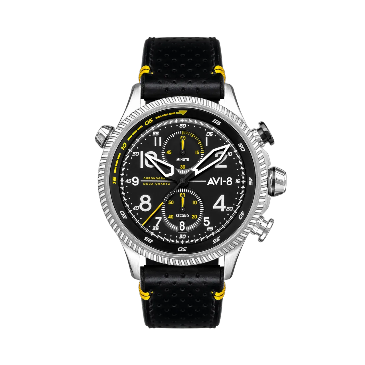 AVI-8 Hawker Hunter Duke Meca-Quartz Chronograph Black AV408001