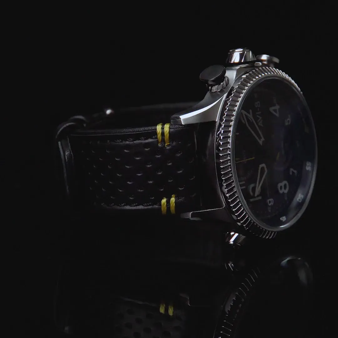 AVI-8 Hawker Hunter Duke Meca-Quartz Chronograph Black AV408001 detay görseli 1