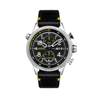 AVI-8 Hawker Hunter Duke Meca-Quartz Chronograph Black AV408001