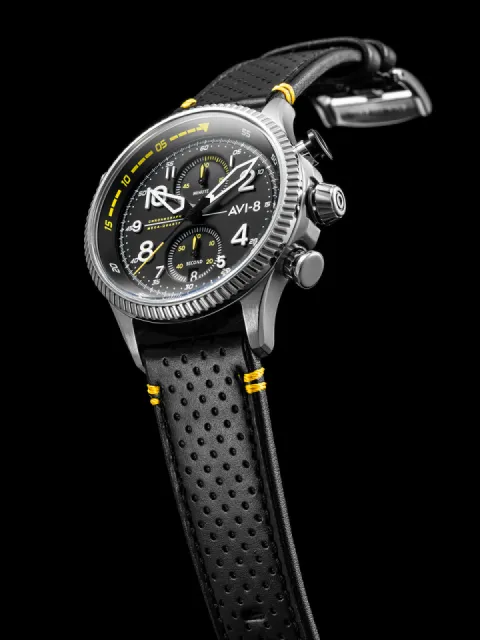 AVI-8 Hawker Hunter Duke Meca-Quartz Chronograph Black AV408001 Görsel 5