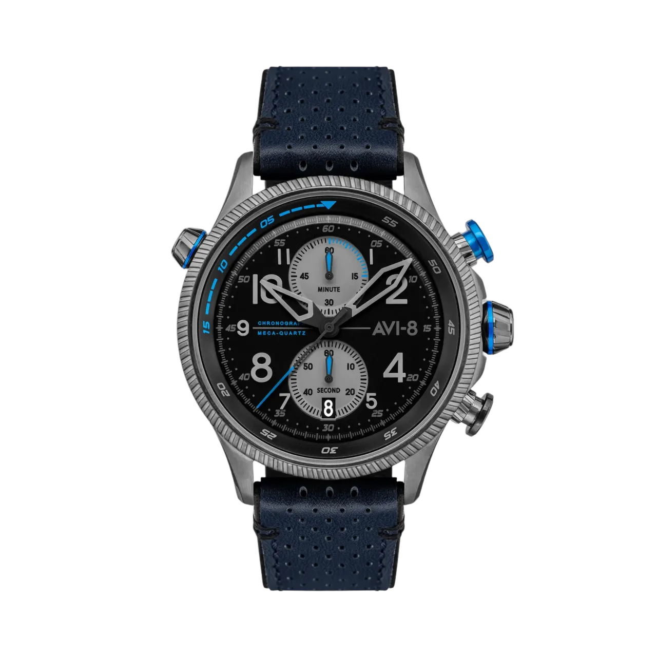 AVI-8 Hawker Hunter Duke Meca-Quartz Chronograph Black AV408002