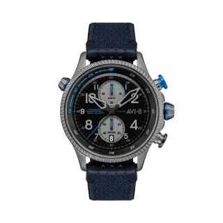 AVI-8 Hawker Hunter Duke Meca-Quartz Chronograph Black AV408002