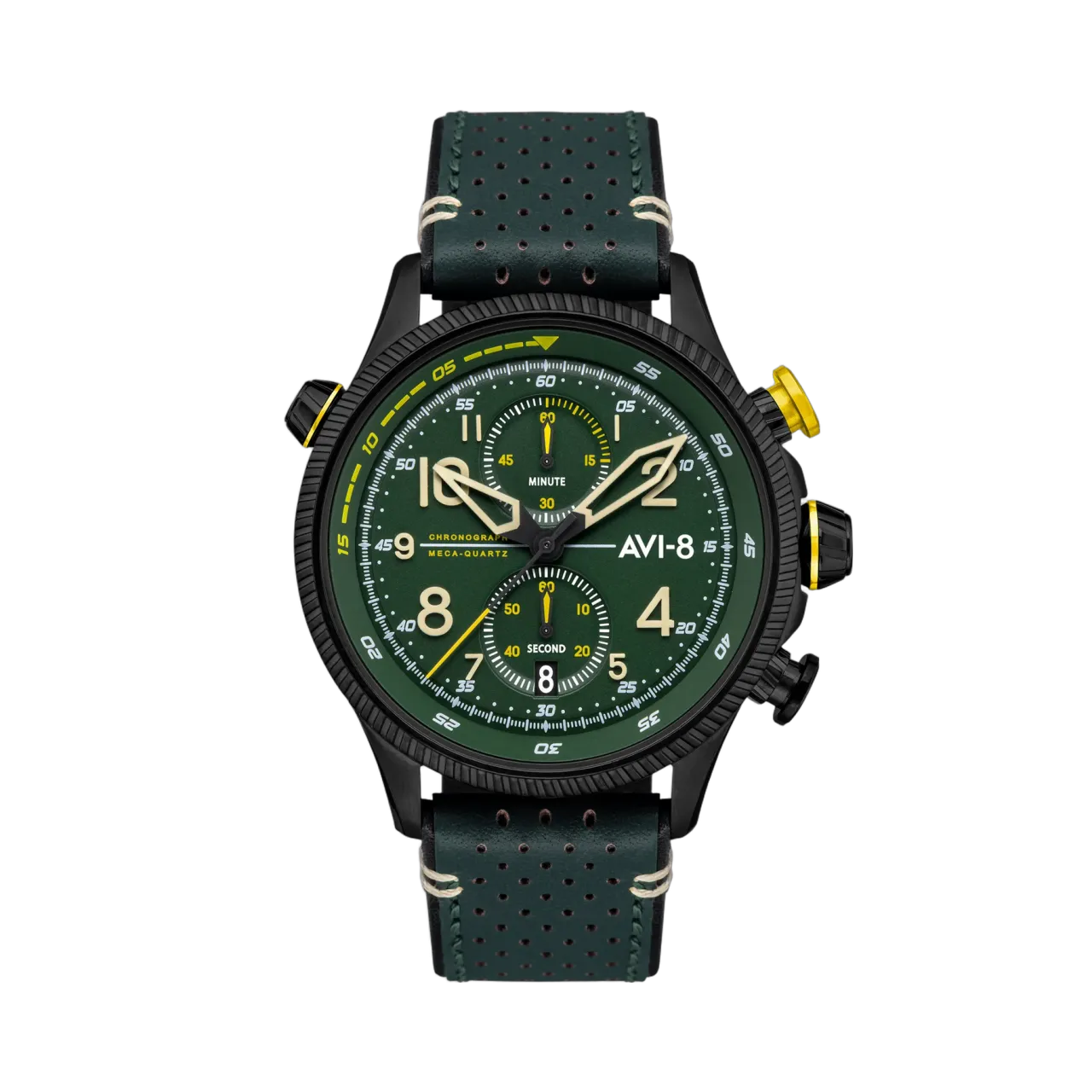 AVI-8 Hawker Hunter Duke Meca-Quartz Chronograph Green AV408003