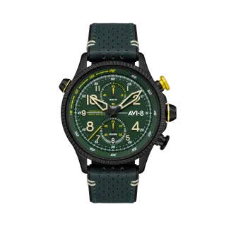 AVI-8 Hawker Hunter Duke Meca-Quartz Chronograph Green AV408003