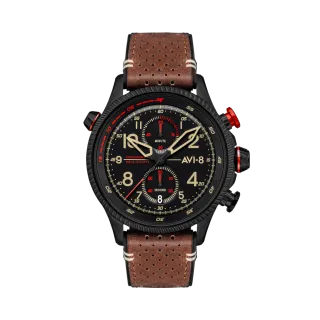 AVI-8 Hawker Hunter Duke Meca-Quartz Chronograph Black AV408004